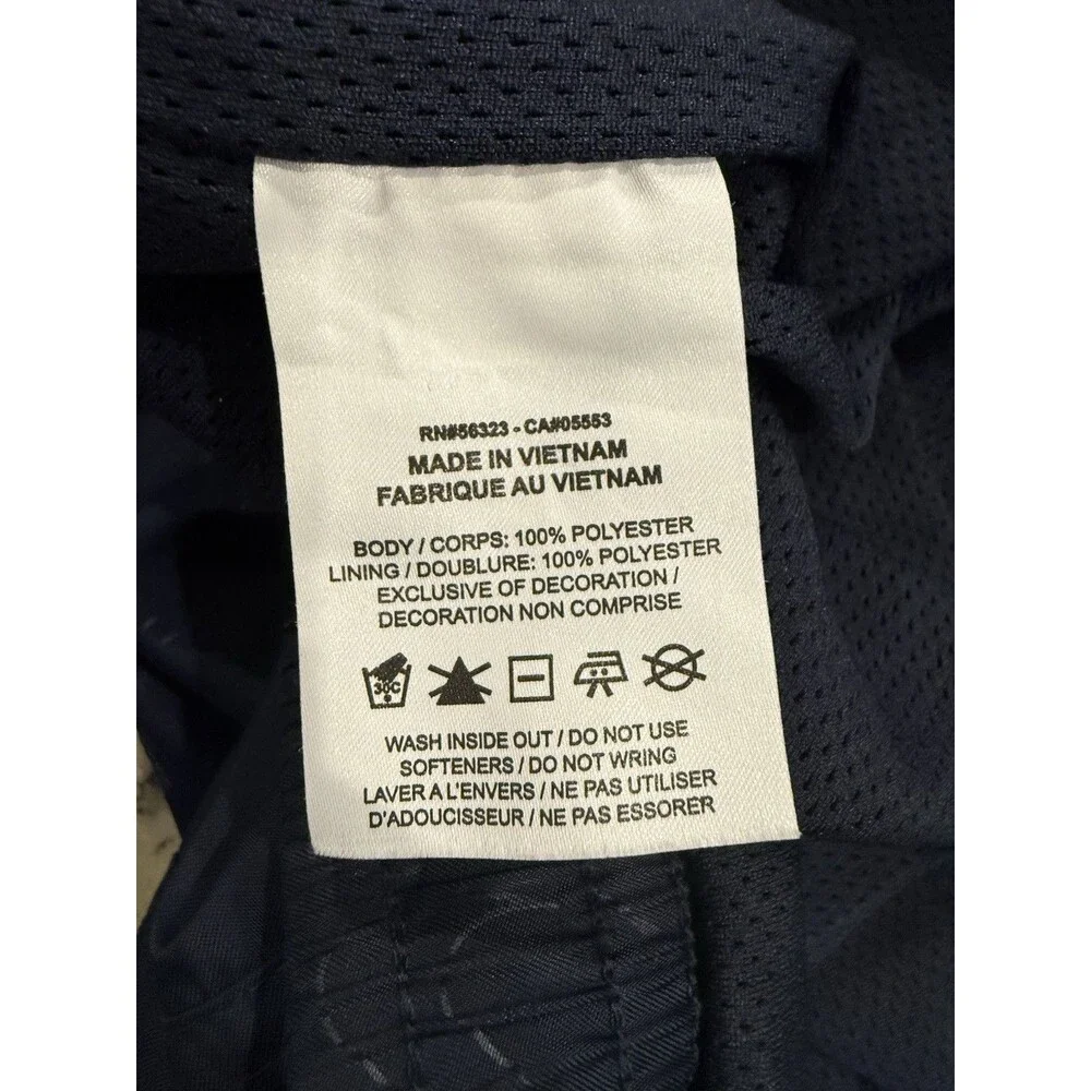 Nike Swim Trunks Men’s XL Navy Blue Embroidered Swoosh Mesh Lined board Shorts